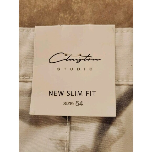 Clayton Studio NWT NEW SLIM FIT size 54 Italy/38 US Botanical Shorts - Picture 5 of 6